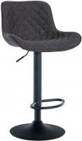 Barhocker Minosa Stoff schwarz Barhocker Minosa Stoff schwarz
