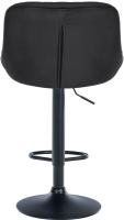 2er Set Barhocker Lazio Samt schwarz schwarz 2er Set Barhocker Lazio Samt schwarz schwarz