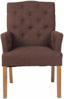 2er Set Stuhl Sugar Stoff antik-hell braun 2er Set Stuhl Sugar Stoff antik-hell braun