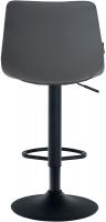 2er Set Barhocker Jerry Kunstleder schwarz grau 2er Set Barhocker Jerry Kunstleder schwarz grau