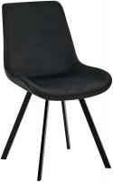 Esszimmerstuhl Lewes Samt schwarz Esszimmerstuhl Lewes Samt schwarz