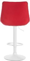 2er Set Barhocker Toni Stoff weiß rot 2er Set Barhocker Toni Stoff weiß rot