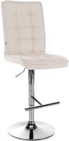 Barhocker Peking V2 Stoff chrom creme Barhocker Peking V2 Stoff chrom creme