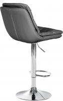Barhocker Laurel Kunstleder chrom grau 