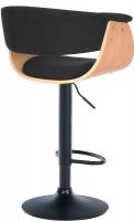 2er Set Barhocker Vestal Stoff natura/schwarz 2er Set Barhocker Vestal Stoff natura/schwarz
