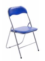 Klappstuhl Felix blau/silber Klappstuhl Felix blau/silber