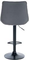 Barhocker Toni Stoff schwarz grau Barhocker Toni Stoff schwarz grau
