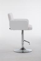 Barhocker Los Angeles Kunstleder weiß 