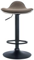 Barhocker Shanghai Stoff schwarz taupe Barhocker Shanghai Stoff schwarz taupe