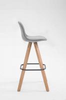 Barhocker Franklin Stoff Square Natura (eiche) grau Barhocker Franklin Stoff Square Natura (eiche) grau
