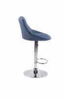 2er Set Barhocker Lazio Stoff blau 2er Set Barhocker Lazio Stoff blau