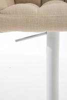 Barhocker Damaso W Stoff creme Barhocker Damaso W Stoff creme