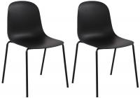 2er Set Stuhl Hardin schwarz 2er Set Stuhl Hardin schwarz