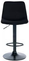 2er Set Barhocker Divo Stoff Schwarz schwarz 2er Set Barhocker Divo Stoff Schwarz schwarz