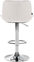 Barhocker Vonore Samt chrom creme 