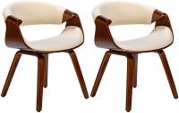 2er Set Esszimmerstuhl Foley Stoff walnuss/creme 2er Set Esszimmerstuhl Foley Stoff walnuss/creme