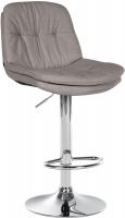 Barhocker Laurel Stoff chrom grau 