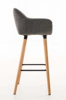 Barhocker Grant Stoff hellgrau 