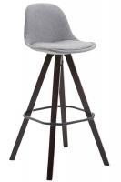 Barhocker Franklin Stoff Square Cappuccino (eiche) grau Barhocker Franklin Stoff Square Cappuccino (eiche) grau