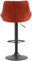 Barhocker Lazio Stoff schwarz orange Barhocker Lazio Stoff schwarz orange