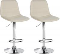 2er Set Barhocker Lex Kunstleder C creme 