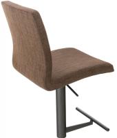 Barhocker Cadiz Stoff schwarz braun 