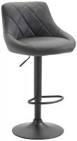 Barhocker Lazio Kunstleder schwarz grau Barhocker Lazio Kunstleder schwarz grau