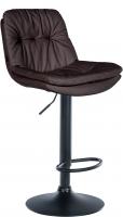 Barhocker Laurel Kunstleder schwarz braun 