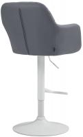 Barhocker Natoma Kunstleder weiß grau 