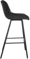 Barhocker Weston Samt schwarz Barhocker Weston Samt schwarz