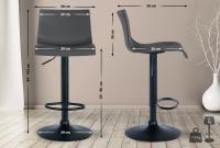 2er Set Barhocker Branford Kunststoff grau 2er Set Barhocker Branford Kunststoff grau