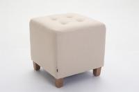 Sitzhocker Pharao, antik-hell creme 
