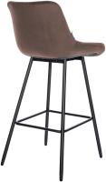 Barhocker Weston Samt braun Barhocker Weston Samt braun