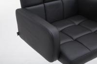 Barhocker Los Angeles Kunstleder schwarz 
