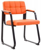 2er Set Besucherstühle Canada B Kunstleder orange 2er Set Besucherstühle Canada B Kunstleder orange