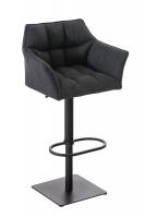 Barhocker Damaso B Stoff dunkelgrau Barhocker Damaso B Stoff dunkelgrau