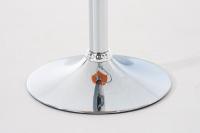 2er Set Barhocker Hoover Kunststoff chrom orange 2er Set Barhocker Hoover Kunststoff chrom orange