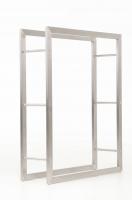 Kaminholzständer Keri 25x80x100 edelstahl Kaminholzständer Keri 25x80x100 edelstahl
