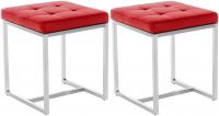 2er Set Sitzhocker Barci rot 2er Set Sitzhocker Barci rot