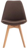 4er Set Stuhl Linares Stoff braun 4er Set Stuhl Linares Stoff braun