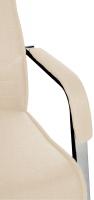 2er Set Besucherstuhl Hobart Stoff creme 