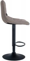 2er Set Barhocker Jerry Stoff schwarz grau 2er Set Barhocker Jerry Stoff schwarz grau