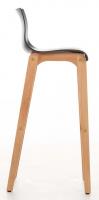 2er Set Barhocker Hoover Natura grau 