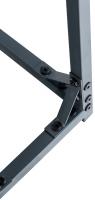 Kaminholzunterstand + Abdeckplane Ruston Aluminium XXL anthrazit 