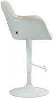 Barhocker Natoma Samt weiß creme Barhocker Natoma Samt weiß creme