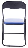 4er Set Klappstuhl Felix blau/schwarz 4er Set Klappstuhl Felix blau/schwarz