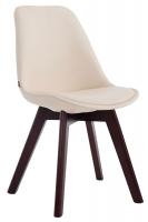 Stuhl Manado Kunstleder Walnuss creme Stuhl Manado Kunstleder Walnuss creme