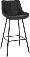 Barhocker Weston Kunstleder schwarz Barhocker Weston Kunstleder schwarz