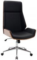 Bürostuhl Breda Kunstleder walnuss/schwarz Bürostuhl Breda Kunstleder walnuss/schwarz