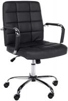 Arbeitshocker Ashland Kunstleder schwarz 